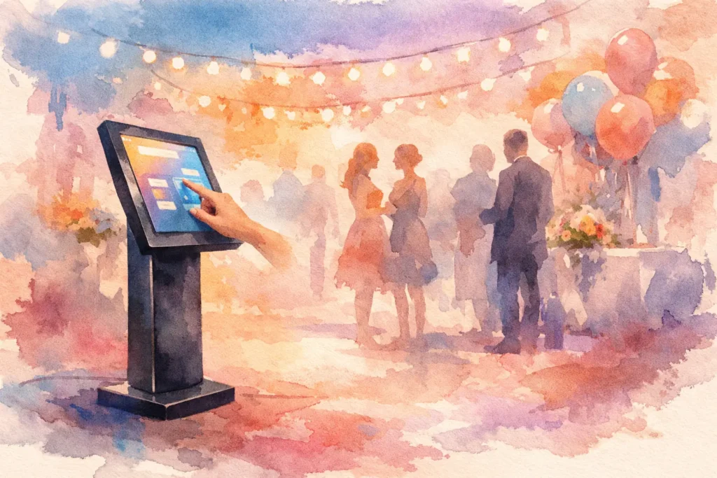 Totem touchscreen para evento vale a pena?