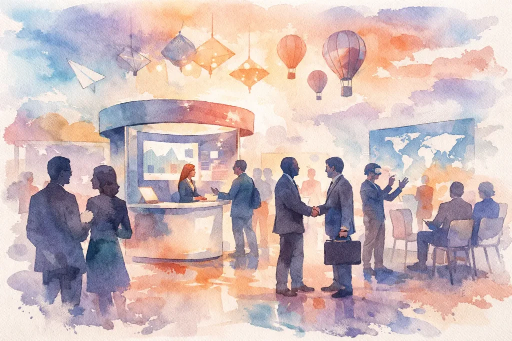 7 melhores experiências para feiras B2B