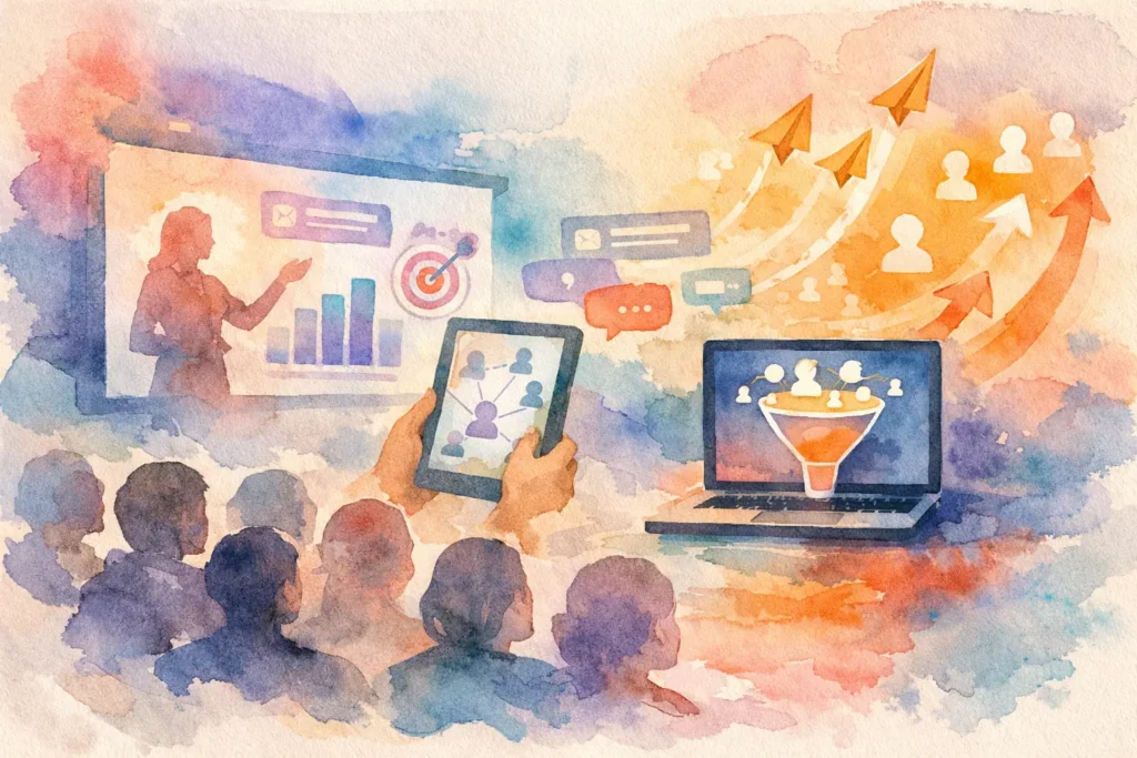 Software para evento interativo que gera leads